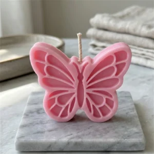 Butterfly scented candle