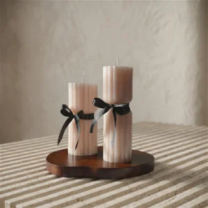 Pillar scented candle
