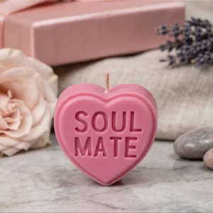 Heart shaped “Soulmate” scented candle